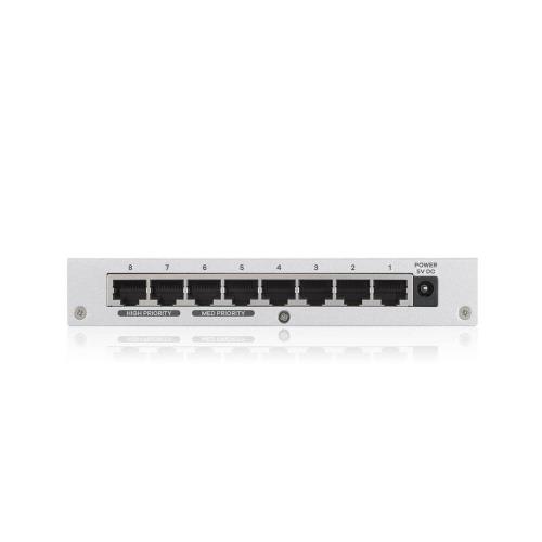 ZYXEL GS-108BV5-EU0101F 8 PORT 10/100/1000 Gigabit Metal Kasa Switch